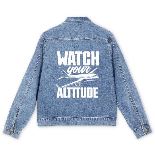 Pilot Pilots Gift Saying Men's Denim Jackets