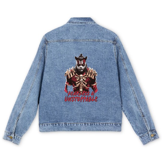 Maya God Ancient Goddess Buluc Chabtan Fearless & Men's Denim Jackets