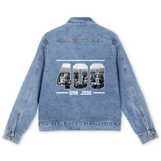 Vintage San Jose 408 Men's Denim Jackets