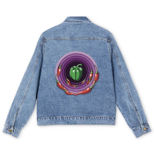 pepper tunnel journey Men's Denim Jackets