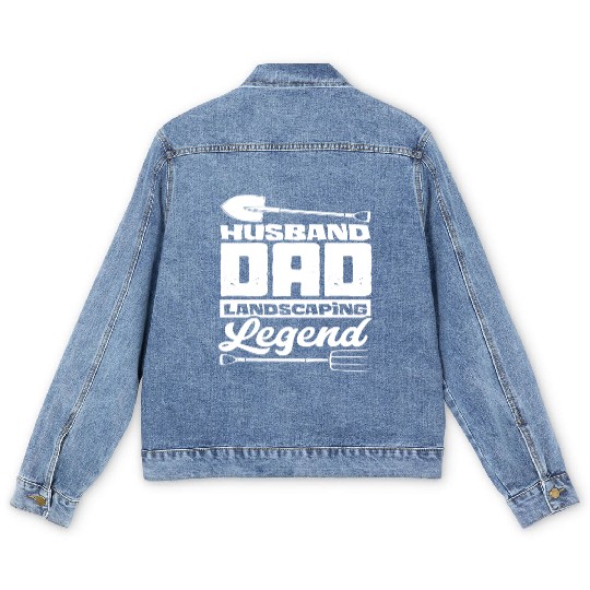 Landscape Gardener Husband Dad Men's Denim Jackets