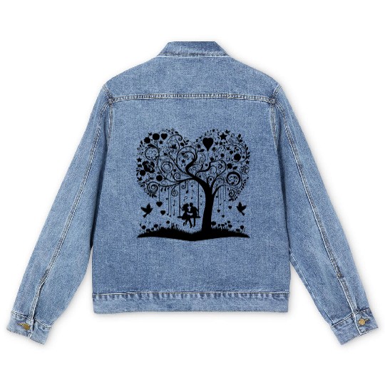 Joyful Celebrations for Friendship Day Men's Denim Jackets