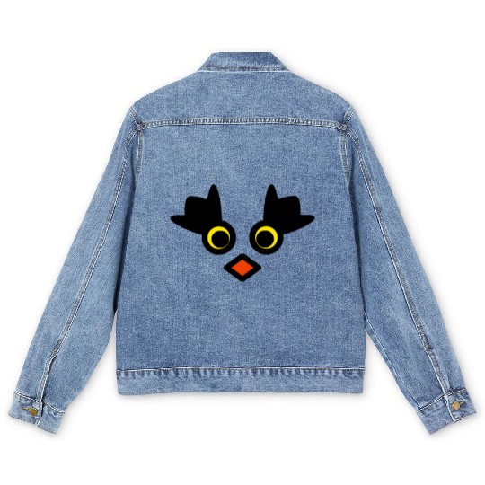 Angry bird Men's Denim Jackets
