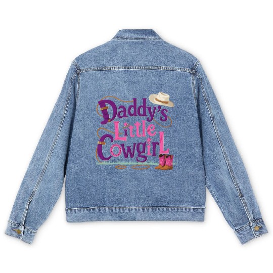 Daddy's Little Cowgirl Men's Denim Jackets