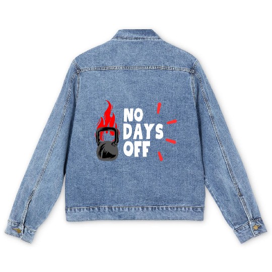 No Days OFF Men's Denim Jackets