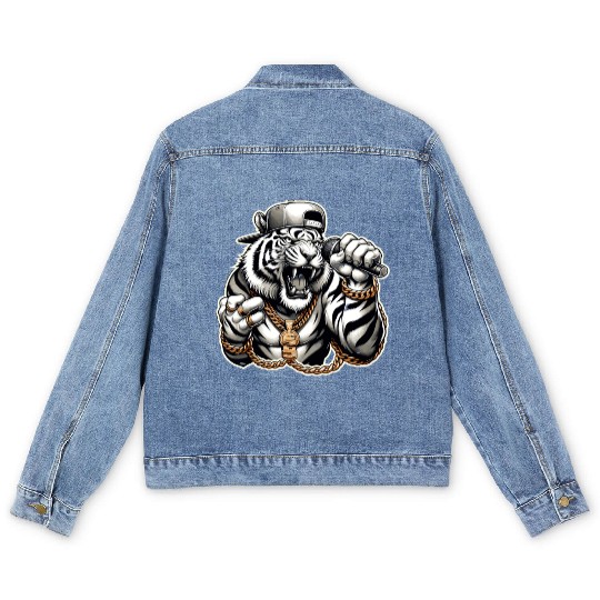 Rap Battles Freestyle Rap Competition Battle Rap Men's Denim Jackets
