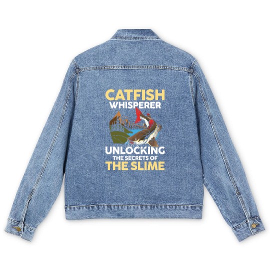 Catfish Whisperer Unlocking The Secrets Men's Denim Jackets