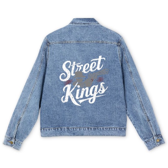 Mobster Gangster Mafia Organized Crime Boss Men's Denim Jackets