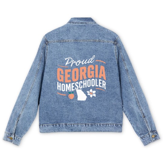 Georgia Homeschool Adventures Georgia Men's Denim Jackets