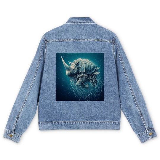 The jellyfish-rhino Men's Denim Jackets