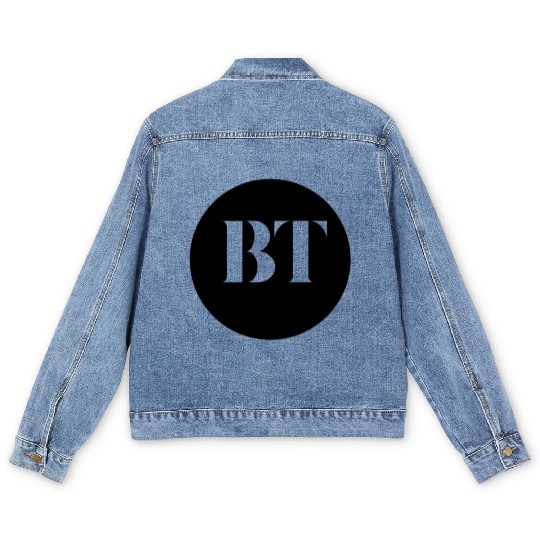 BT _ logo with your name or your channel name Men's Denim Jackets