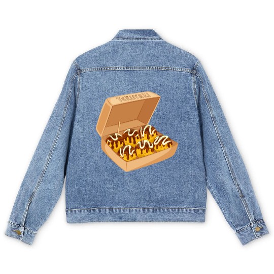 Japanese Takoyaki Box Men's Denim Jackets
