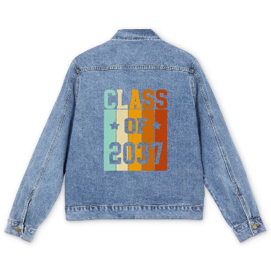 CLASS OF 2037 BACK TO SKHOOL. Men's Denim Jackets