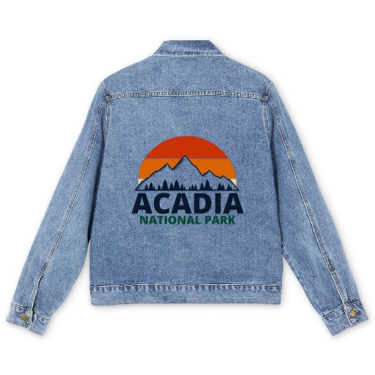 Acadia National Park Men's Denim Jackets