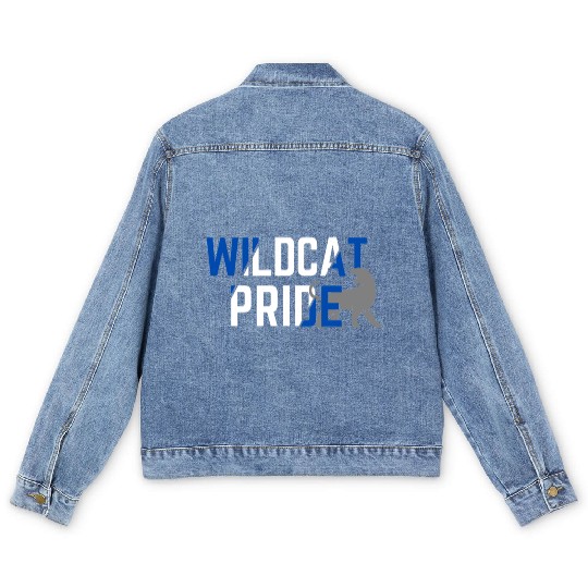 Wildcats Pride Go Men's Denim Jackets