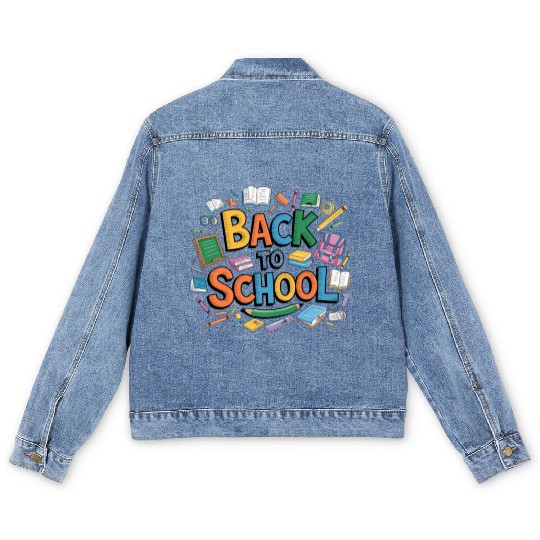 back to school on kids Men's Denim Jackets