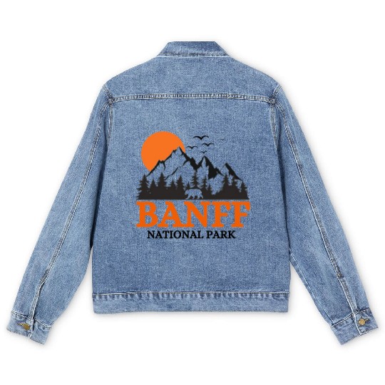 Banff National Park Men's Denim Jackets