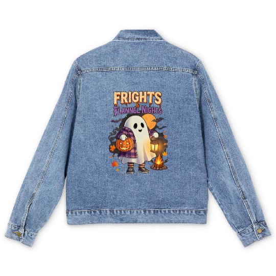Frights & Flannel Nights | by Asarteon Men's Denim Jackets