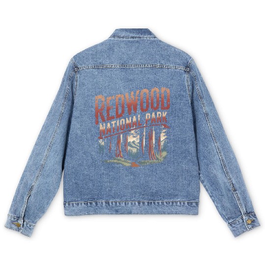 Redwood National park vintage Men's Denim Jackets