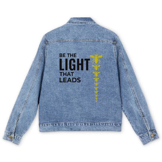Fireflies Firefly Lightning Bug Insect Collector Men's Denim Jackets