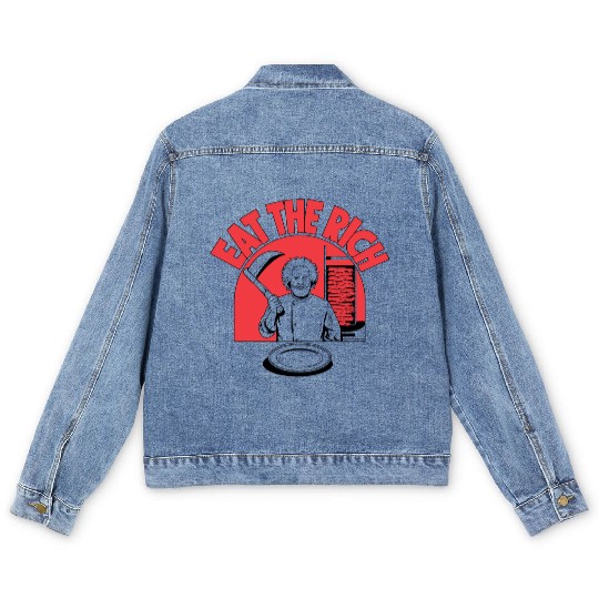 Eat The Rich Doner Döner Kebab Men's Denim Jackets