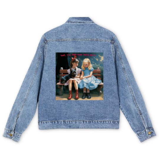 Dorothy and Alice hilarious Men's Denim Jackets