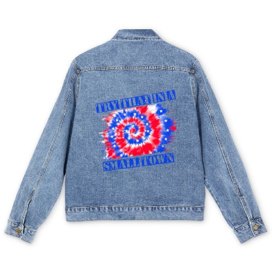 Try That In a Small Town US Flag Men's Denim Jackets