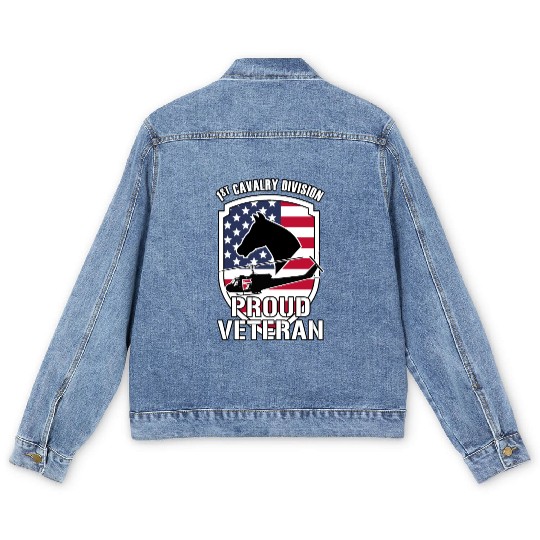 US ARMY VIETNAM VETERAN Men's Denim Jackets