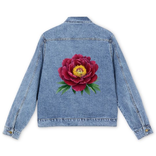 Lonely Flower Men's Denim Jackets