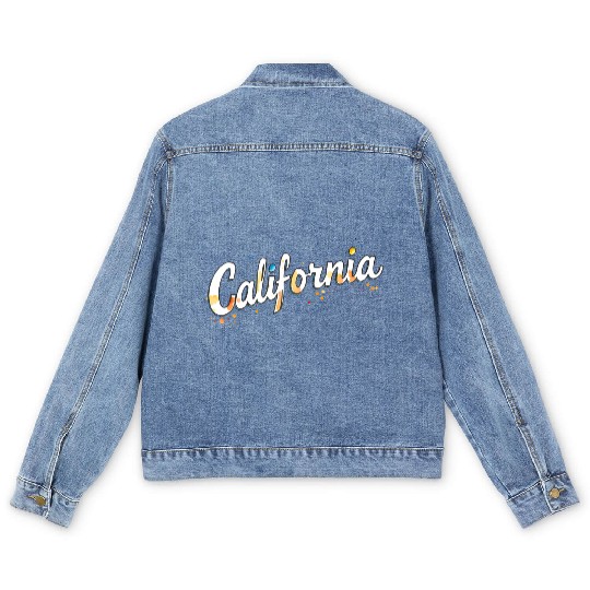 California Golden State gift Men's Denim Jackets