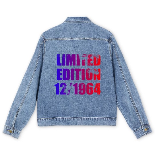 60th birthday Limited Edition 12/1964 Men's Denim Jackets