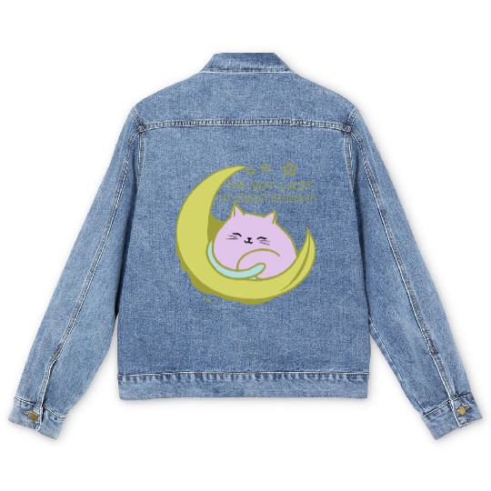 Moon Cat Men's Denim Jackets