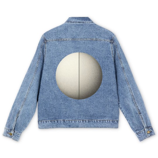 geometric circle Men's Denim Jackets