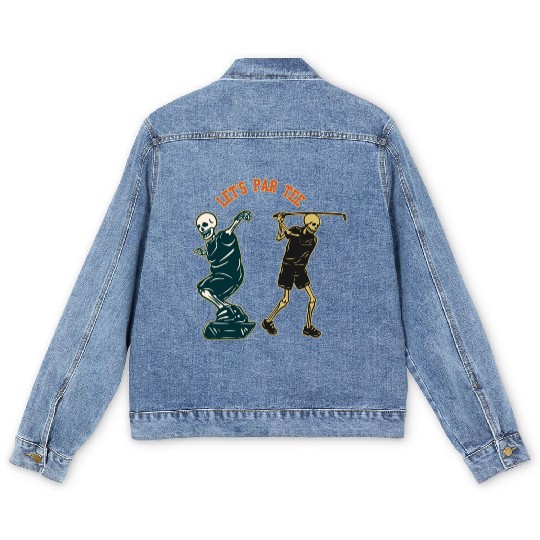 Men's Denim Jackets Softstyle unisexe patineur squelette