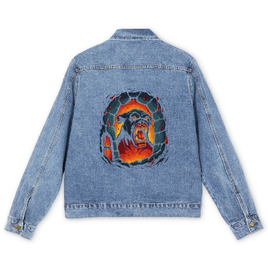 Hellhound: Dog of the Hell Dungeon Men's Denim Jackets