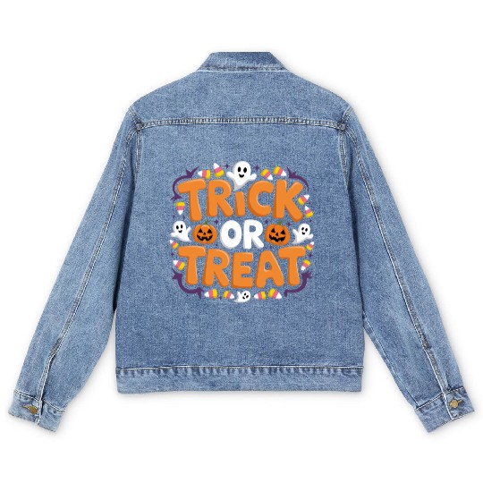Trick or Treat Men's Denim Jackets
