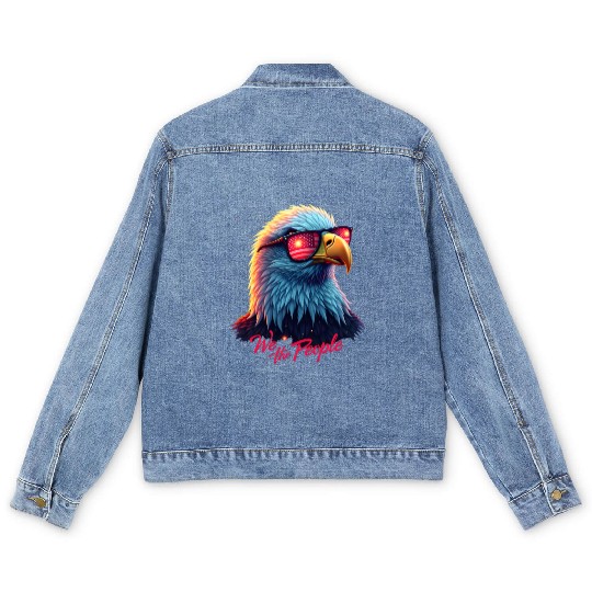 Patriot Eagle We The People Men's Denim Jackets