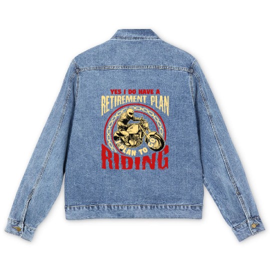 Detroit Michigan - Motor City, Midwest “D” Mitten Men's Denim Jackets