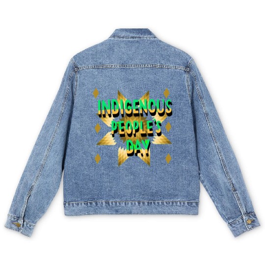Indigenous People Logos Men's Denim Jackets