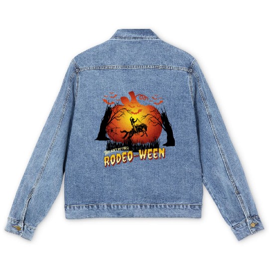 This ain't my first Rodeo-ween Men's Denim Jackets