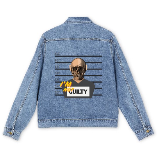 I'm not guilty Men's Denim Jackets
