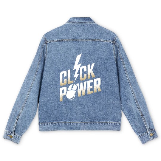 Click Power Cyber Monday Shopping Force Men's Denim Jackets