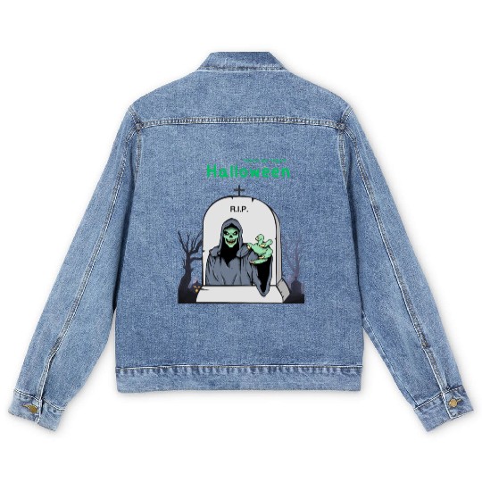 Trick Or Treat Men's Denim Jackets