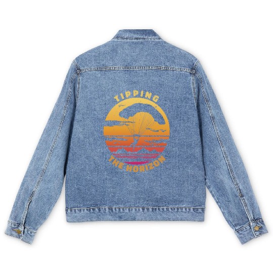 Tipping the Horizon Men's Denim Jackets