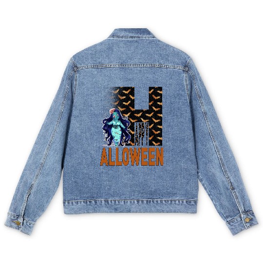 Happy Halloween 2024 Men's Denim Jackets
