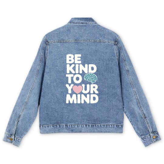 Understanding Psychology Mind and Behavior Men's Denim Jackets