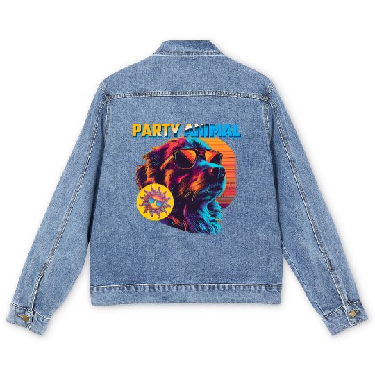 Party Animal Vintage Men's Denim Jackets