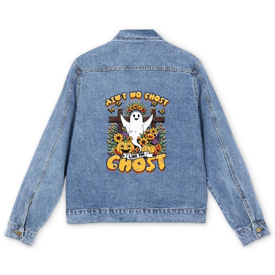 Ain't No Ghost Like The Holy Ghost - Christian Men's Denim Jackets