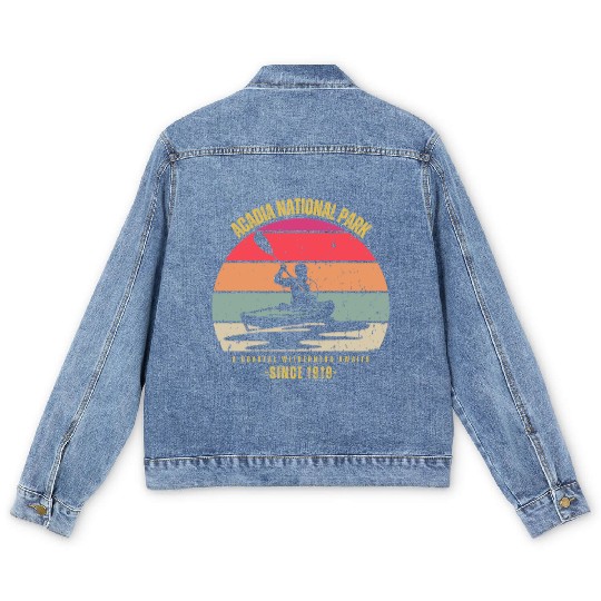 A Coastal Wilderness Awaits - Acadia 1919 Men's Denim Jackets
