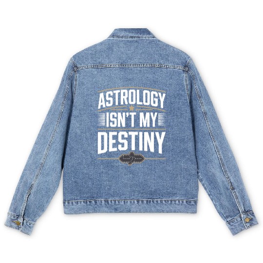 Astrology Skeptic Critical Thinking Men's Denim Jackets